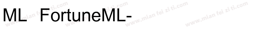 ML FortuneML字体转换